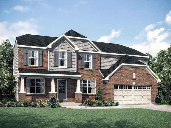 two-story home with front porch