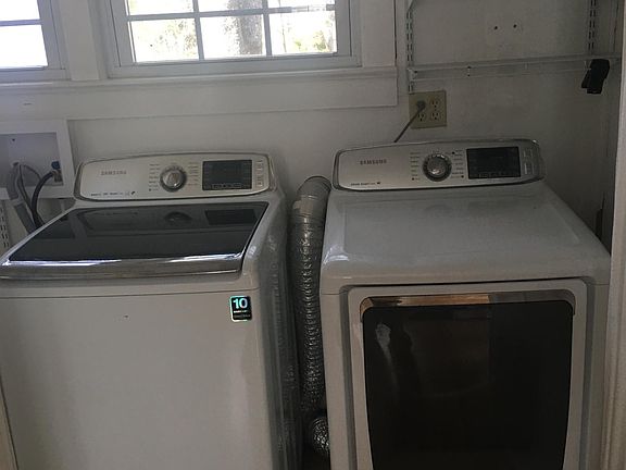 New washer
8 year old dryer