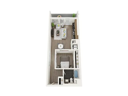 Floor plan 1 Bedroom
