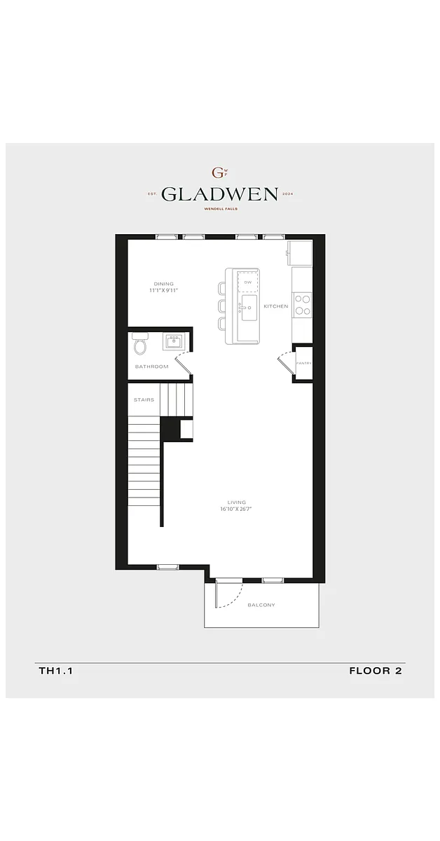 Floor plan TH-1.1A