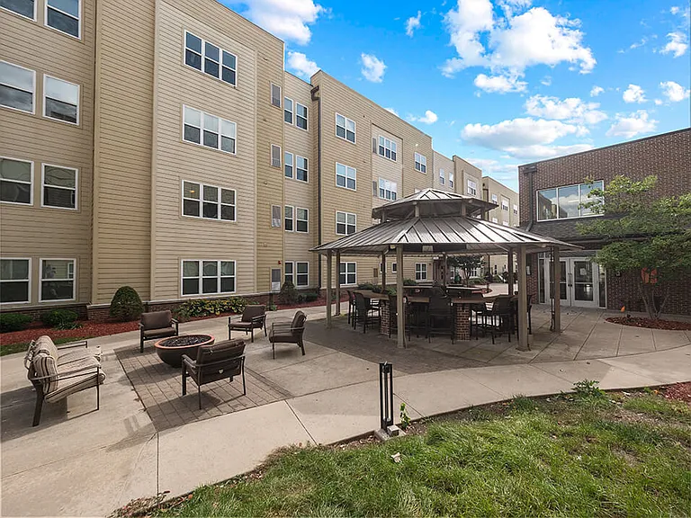 Patio with a Firepit