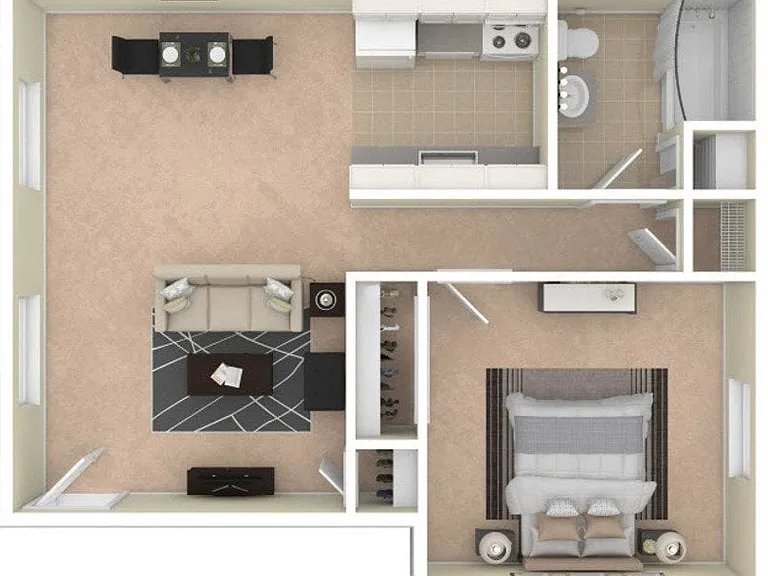 MadisonCourt 1BD 1Bath 660sqft MadisonCourt 1BD 1Bath 660sqft