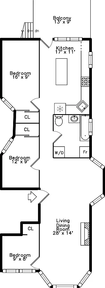 3 bed, $2,400 — Photo 2