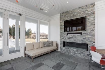  Screened in porch with TV and FP