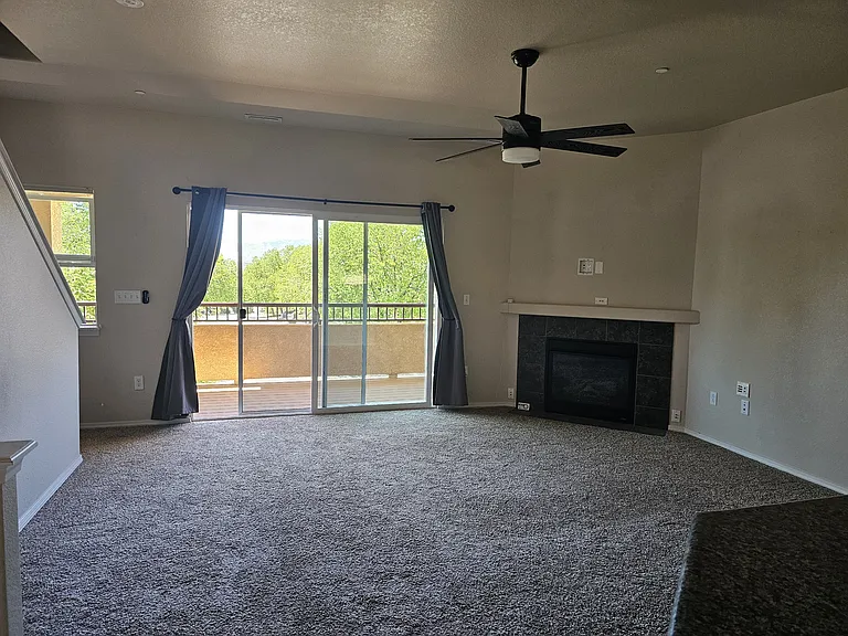 living/dining walk out to west facing covered patio