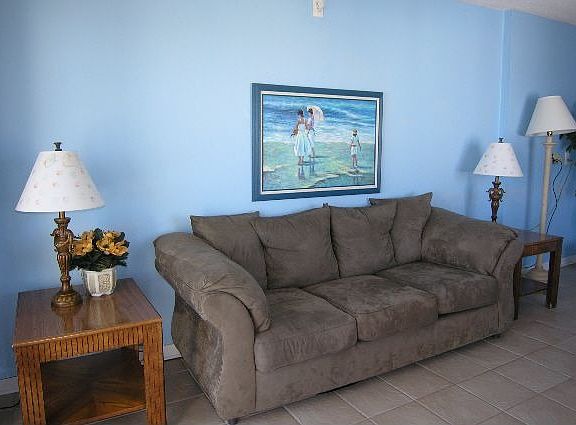 Large Living Area With Tiled Floors