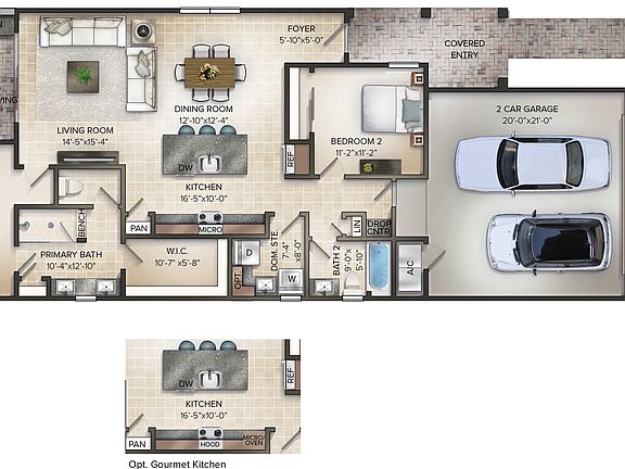 Denton II Floor Plan
