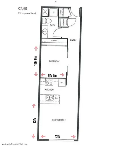 Floor plan Cane - NOW