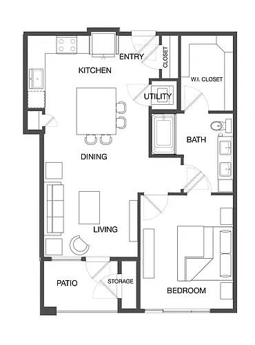 Floor plan The Madison