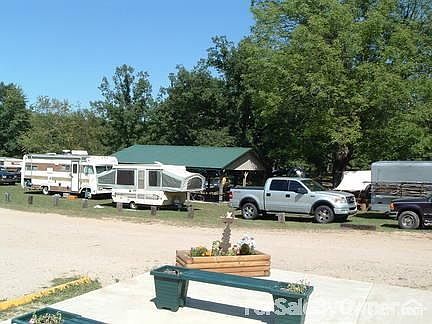 Cabin has 2 full size beds and electric.
