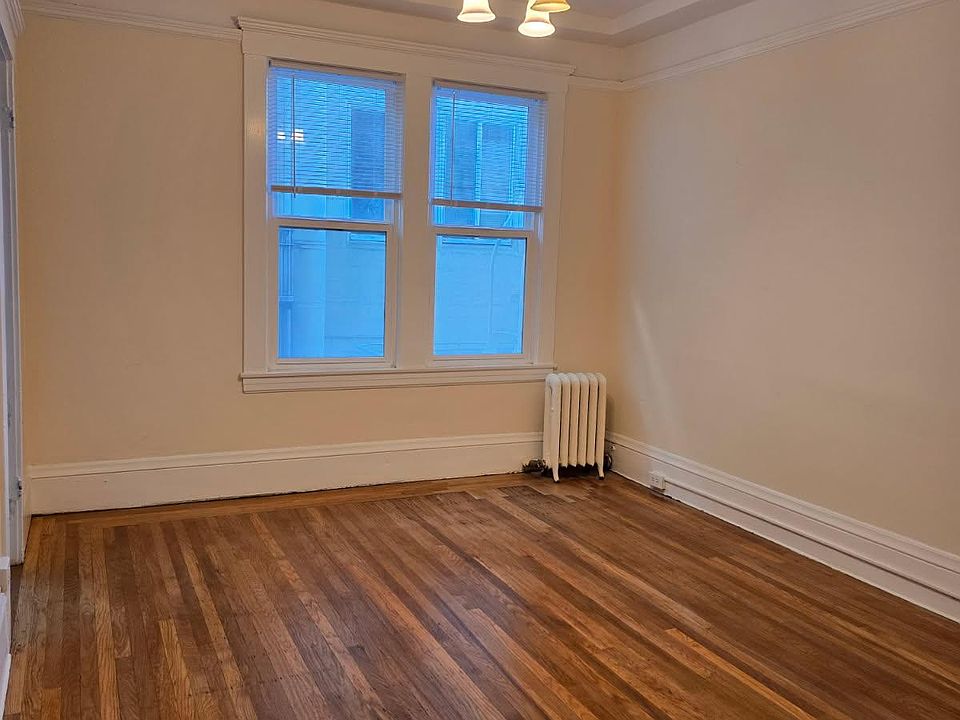 Living room with view of outside windows