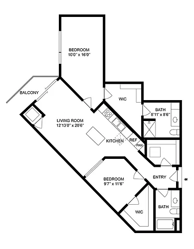 Floor plan Curie