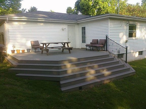 Deck, from back yard