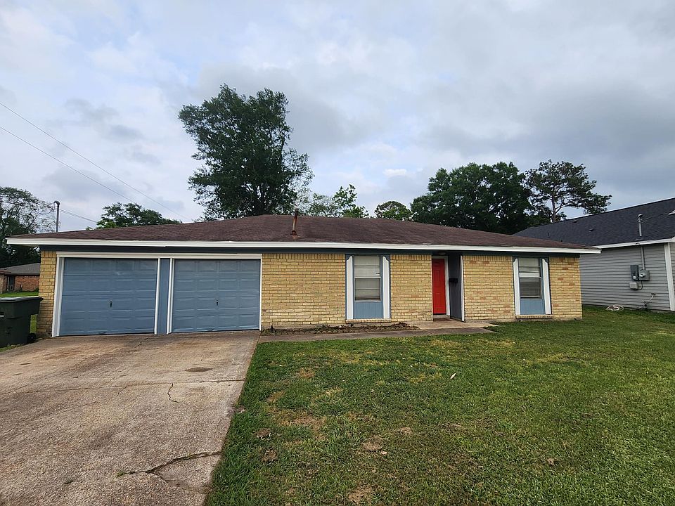 Two car garage corner lot