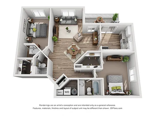 Floor plan 2C