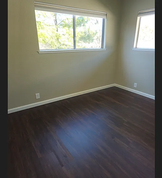 Hard floor bedroom