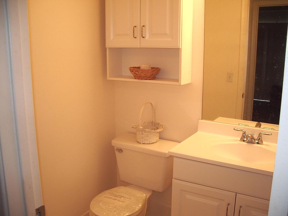 HALF BATH with 'comfort height elongated bowl' toilet