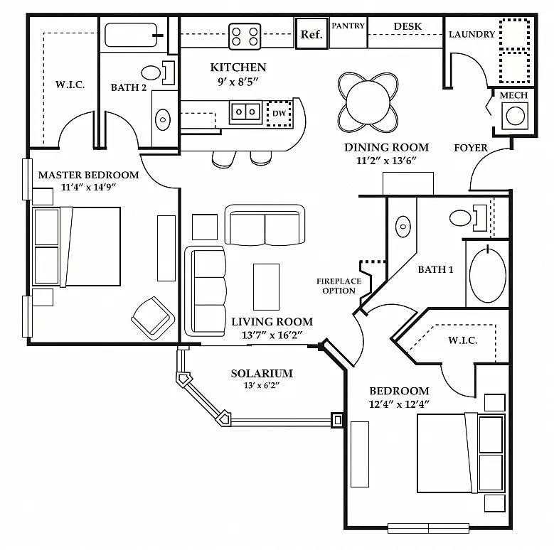 Floor plan 2A
