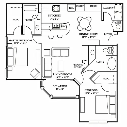 Floor plan 2A