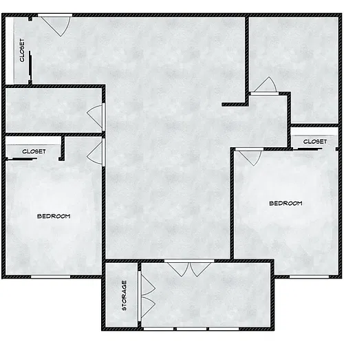 Floor plan 2 Bedroom