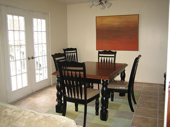 dining room - view from living room
