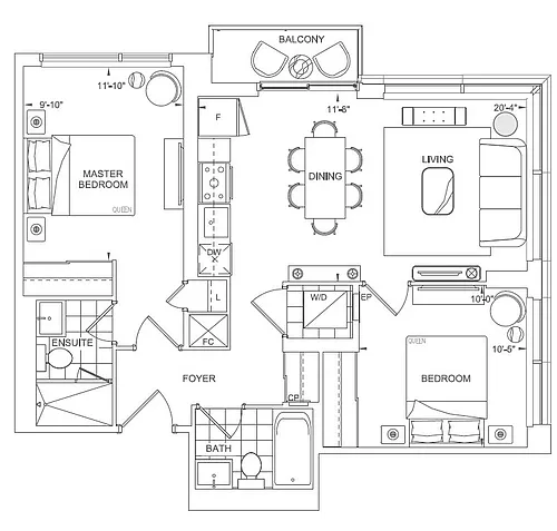 Floor plan 809