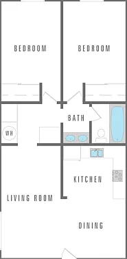 2 Bedroom 1 Bath 875 sqft 2 Bedroom 1 Bath 875 sqft