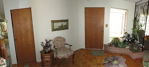 Entryway with parkay floors