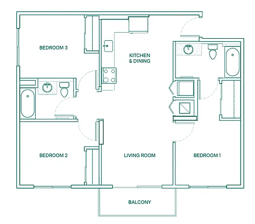 Floor plan C1