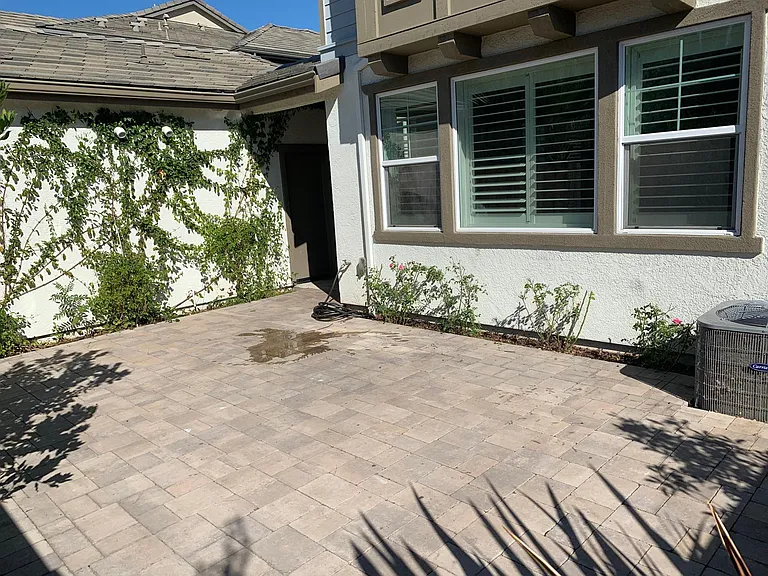 Back patio