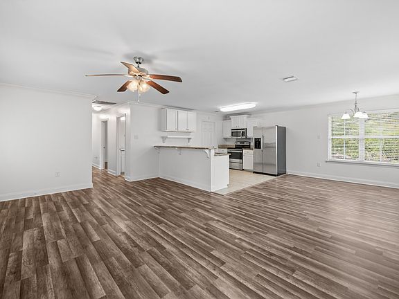 Living and kitchen