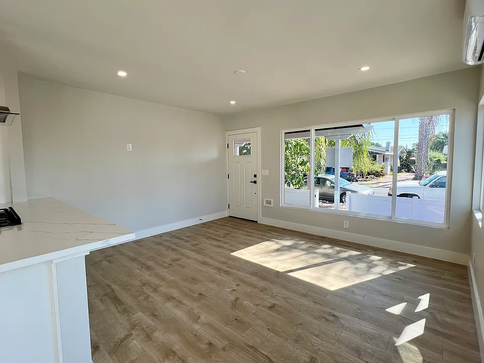 Living room facing front yard