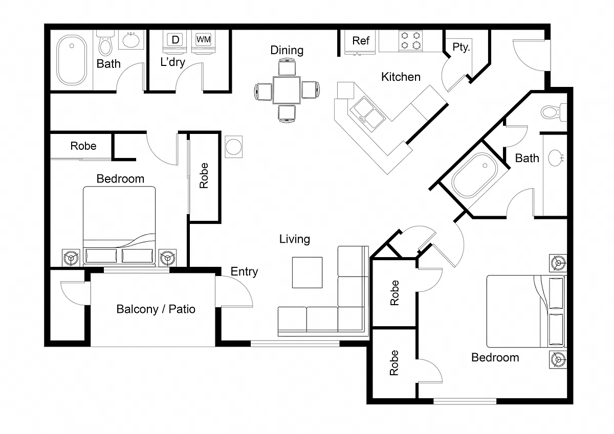 Floor plan The Pinehurst