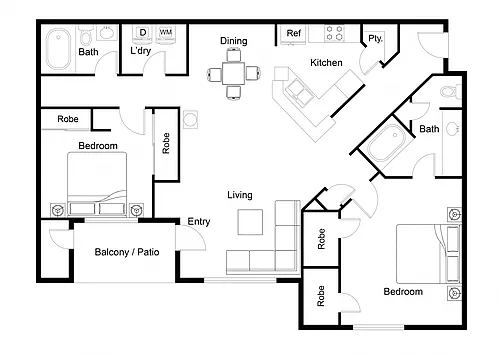 Floor plan The Pinehurst