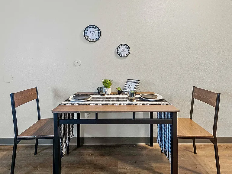Experience intimate dining in this charming nook, perfect for cozy meals.