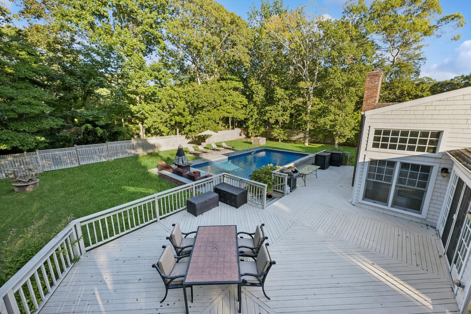 Rear Deck and Pool