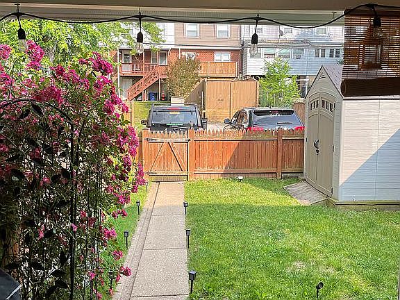 Backyard and catport