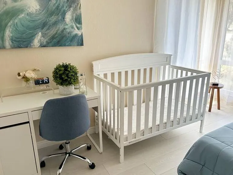 With large windows, you & your baby will enjoy bright, sunny mornings