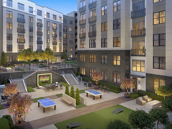 Rendering of Social Courtyard