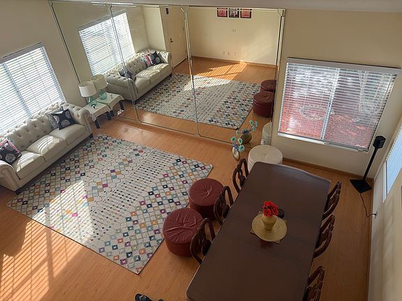 Living room view from top floor