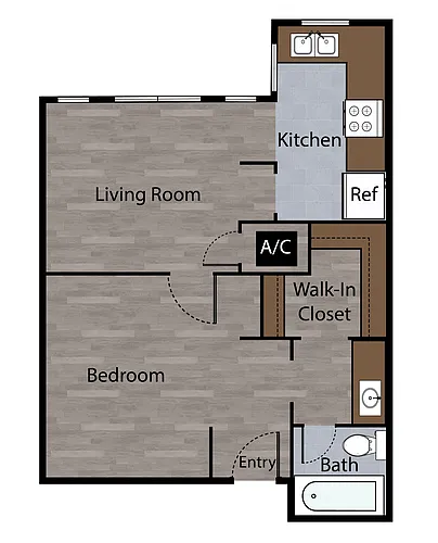Floor plan E1--Mesh III