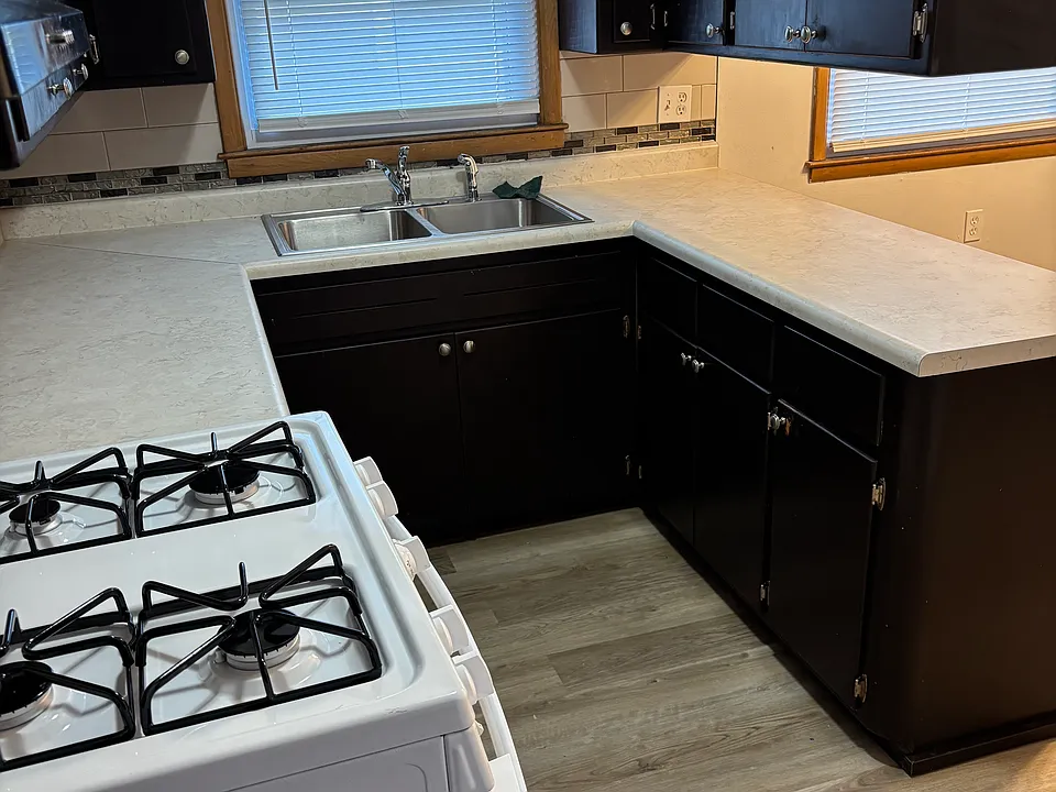 Kitchen - New countertops, sink, faucet and appliances