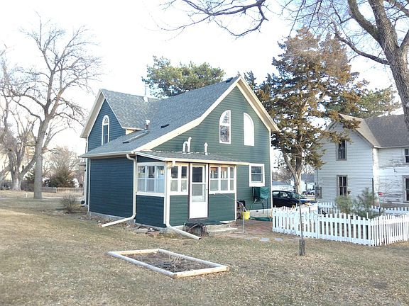Enclosed back porch.