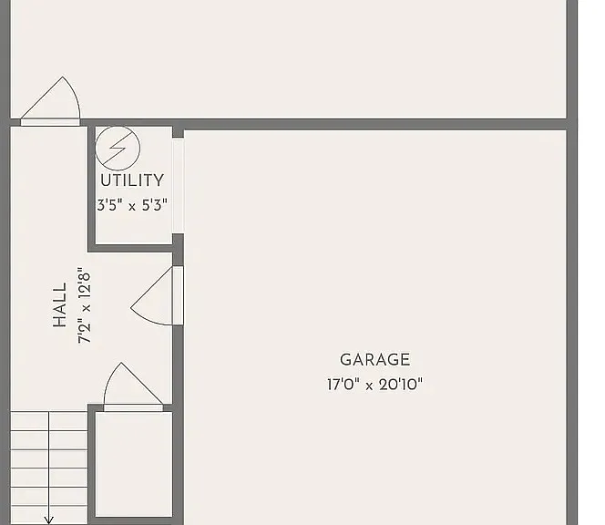 Floor plan of 1st floor