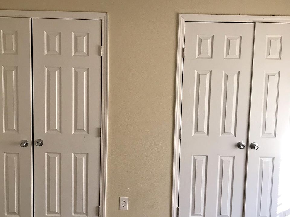 His and hers closets in masterl