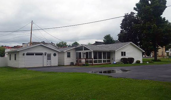 Back of house and garage 