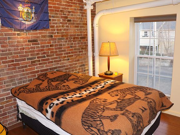 One of two bedrooms; each has it's own closet