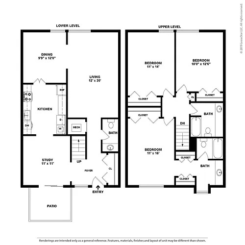 Floor plan Townhome CT1