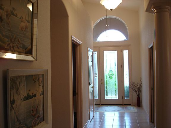 Front entry- leaded glass door