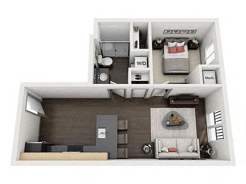Floor plan The Cab